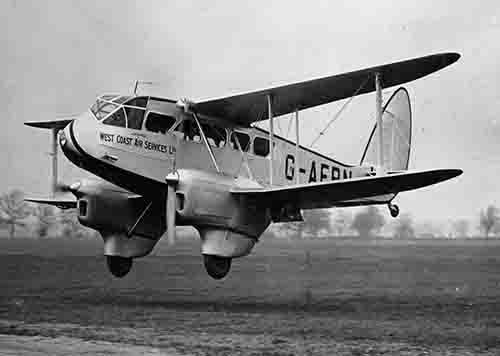 Photograph of the de Havilland Dragon Rapide (DH89)