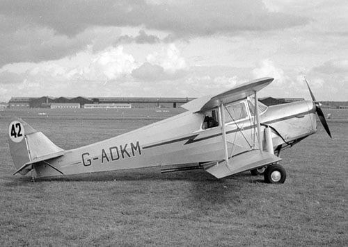 Photograph of the de Havilland Hornet Moth