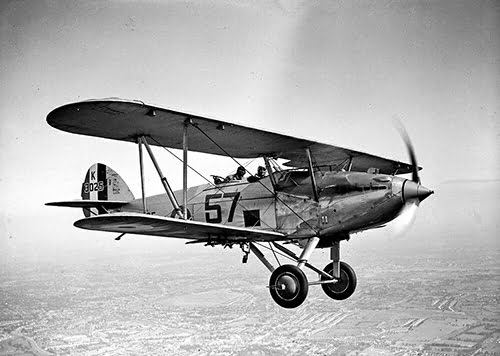 Photograph of the Hawker Demon