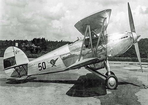 Photograph of the Hawker Fury