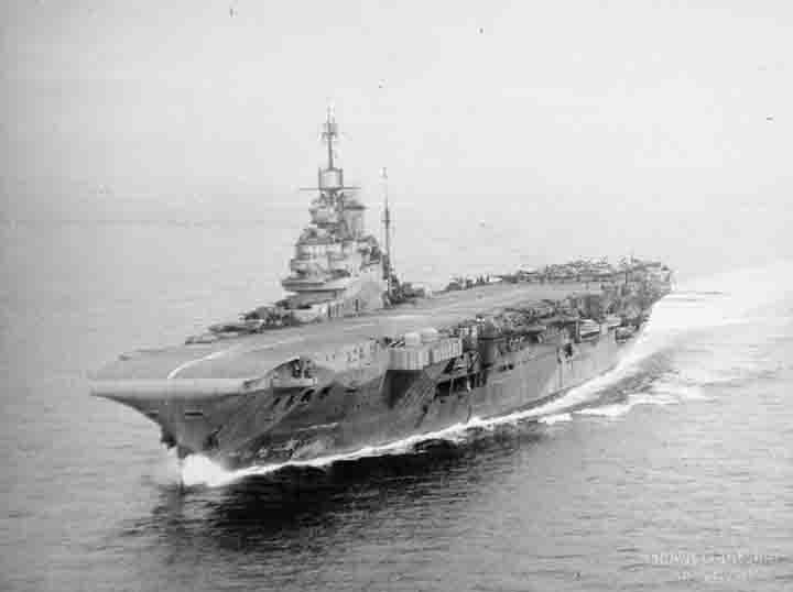 Photograph of HMS Indomitable