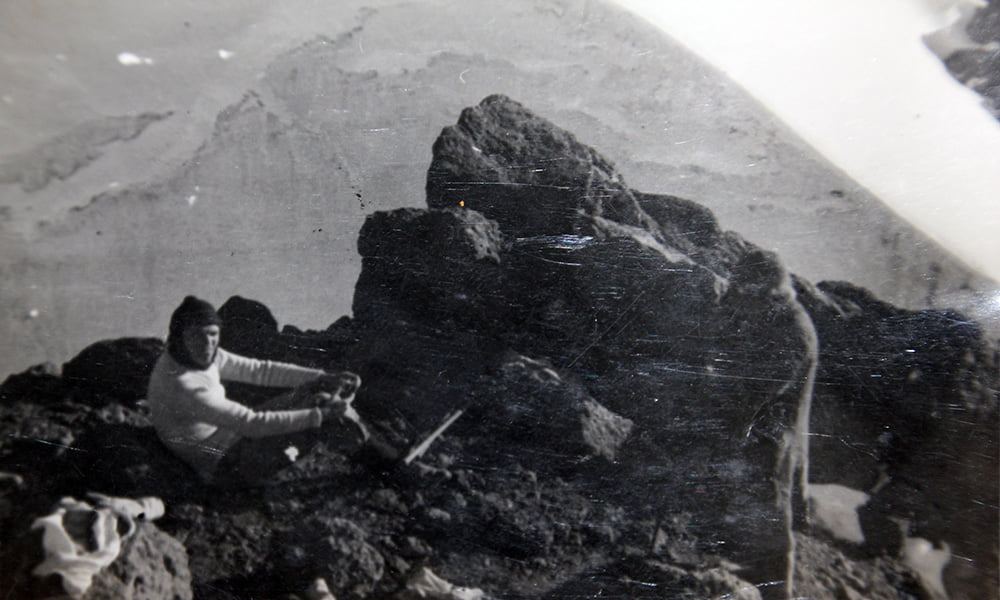 Bill on Mount Kilimanjaro, July 1942: “Near the summit and frozen stiff.”